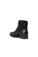 Geox Women's Black Felicity Leather Boots | Derimod
