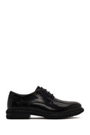 Male Black Lace-Up Leather Casual Shoes | Derimod