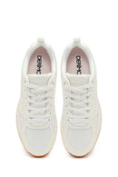 Kadın Beyaz Bağcıklı Sneaker | Derimod
