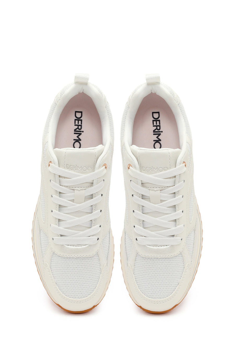 Kadın Beyaz Bağcıklı Sneaker