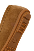 Woman Tan Suede Loafer | Derimod