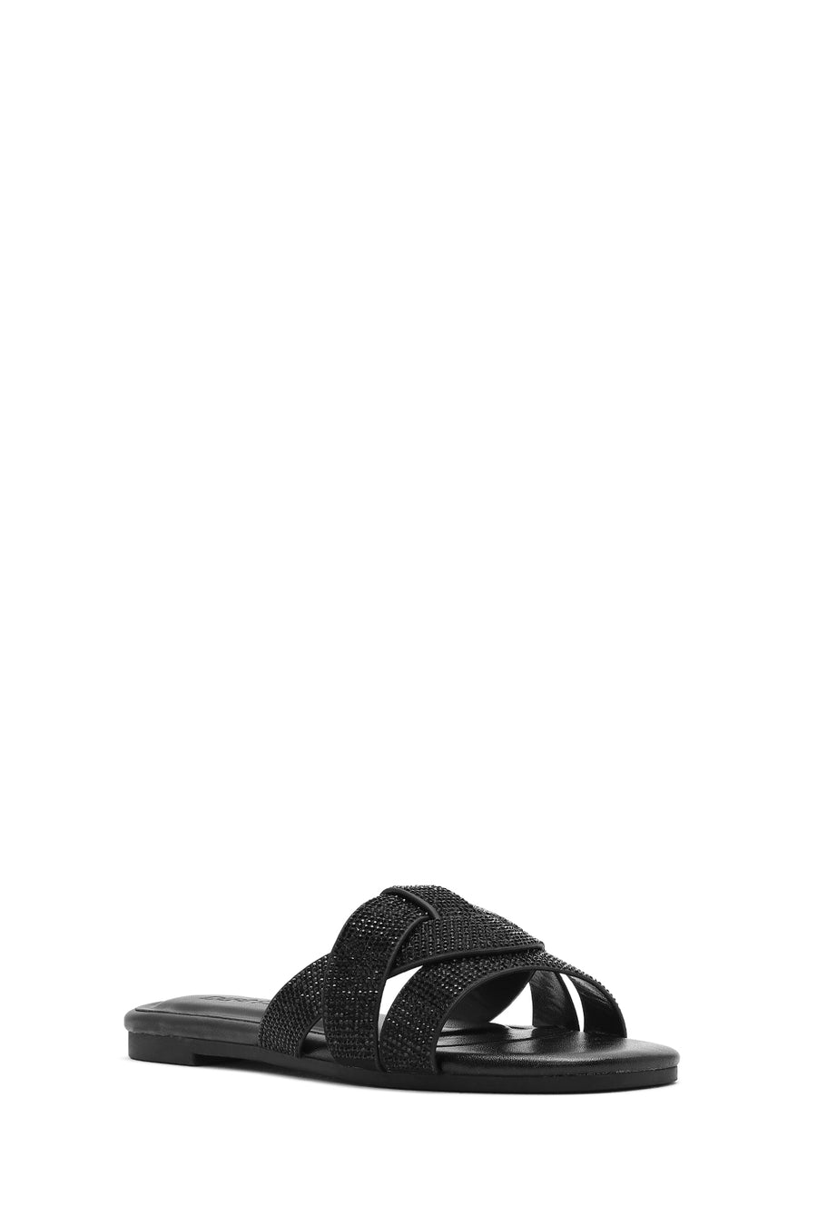 Women's Black Stone Slippers