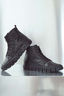Men's Black Leather Boots | Derimod
