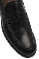 Derimod Black Erkek Siyah Deri Klasik Loafer | Derimod