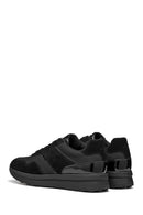 Geox Kadın Siyah D Runntıx A - Nylon+Suede Bağcıklı Kalın Tabanlı Kumaş Sneaker | Derimod