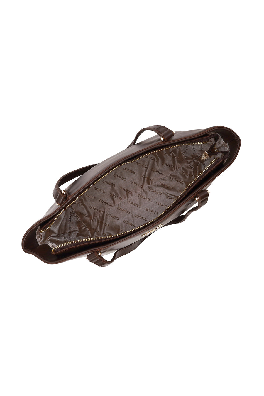 Woman Brown Long-Strap Classic Shoulder Bag