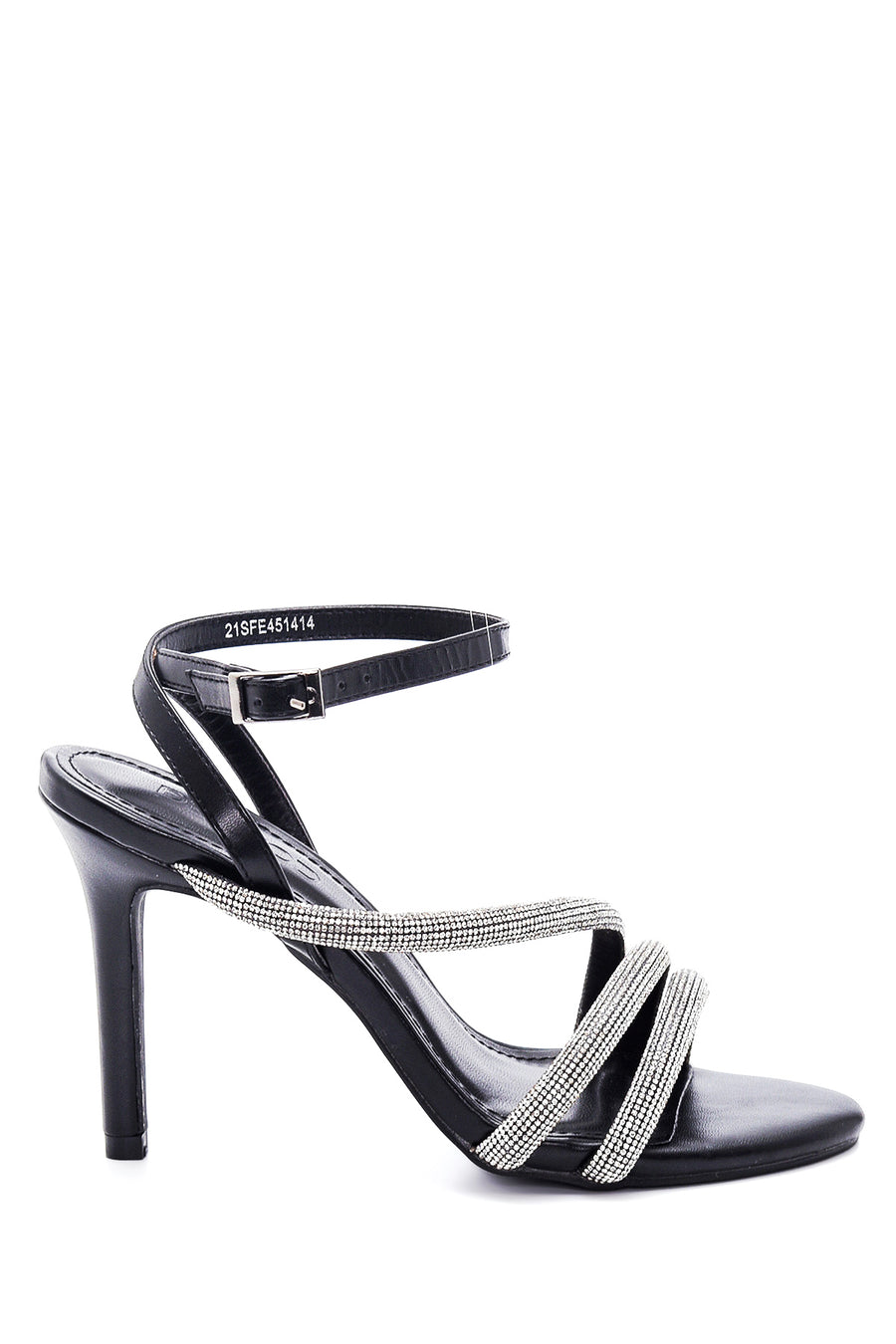 Women's Stone Heeled Sandals 22SFE450414 | Derimod