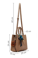 Women's Mink Long Strap Accessory Handbag | Derimod