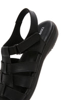 Women's Black Comfort Sandals | Derimod