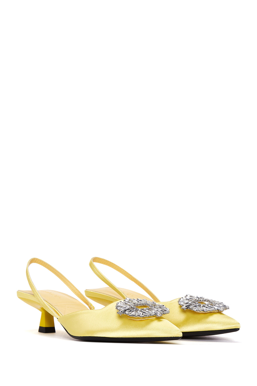 Women's Yellow Stone Heeled Shoes