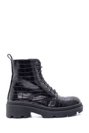 Women's Crocodile Patterned Boots | Derimod