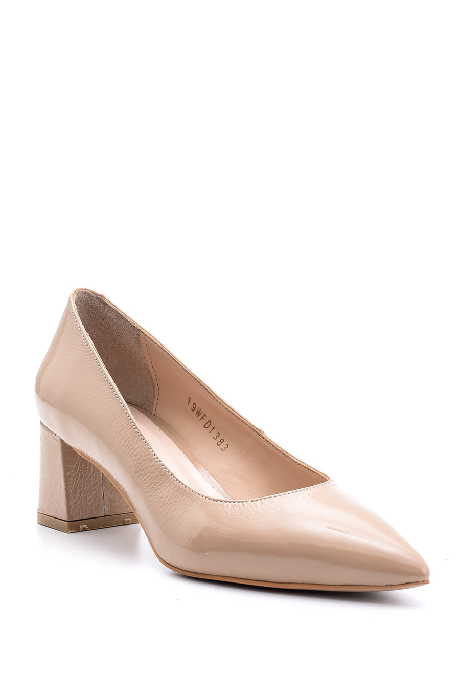 Women's Heeled Patent Leather Shoes