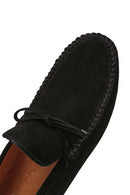 Erkek Siyah Süet Deri Casual Loafer | Derimod