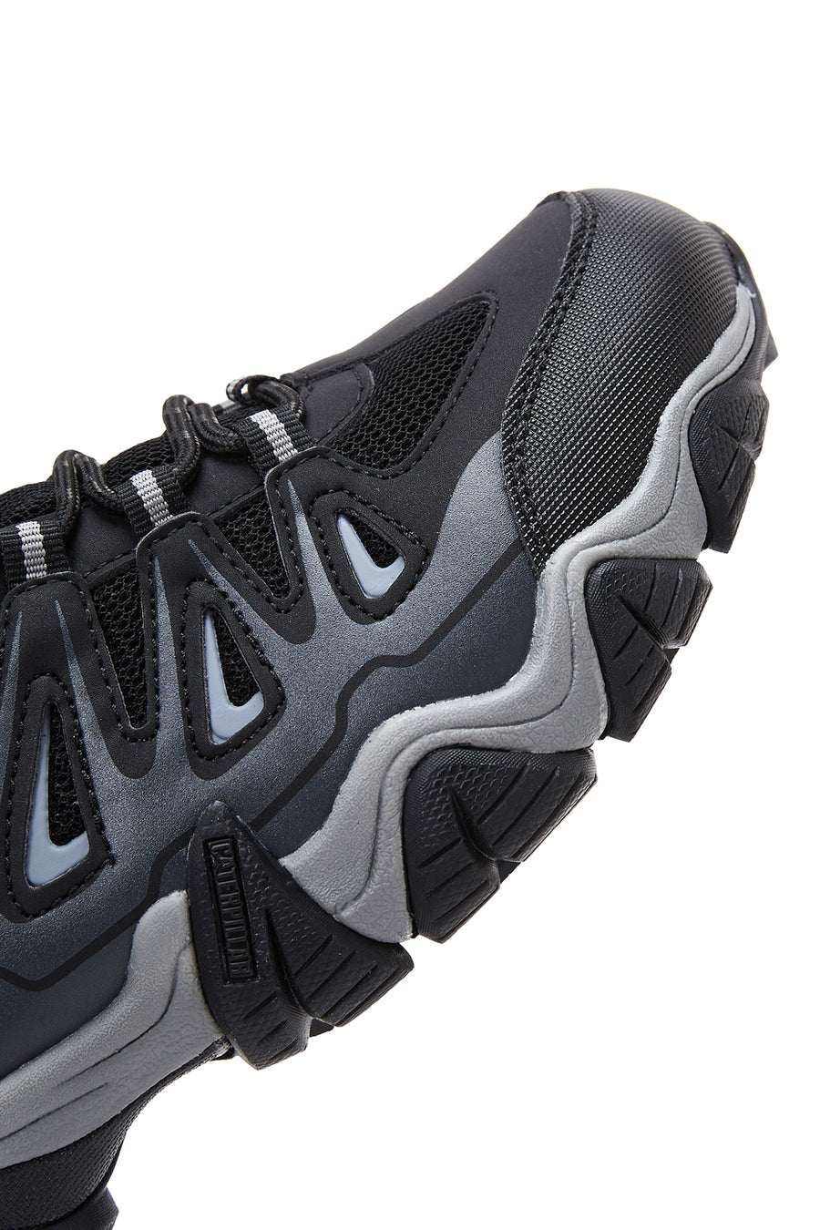 Caterpillar Men's Black Leather Waterproof Outdoor Shoes