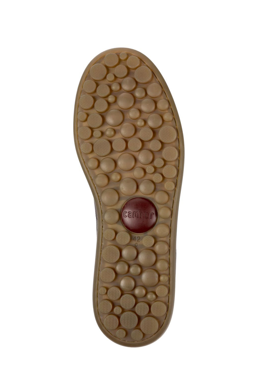 Camper Erkek Kahverengi Pelotas Ariel Deri Sneaker