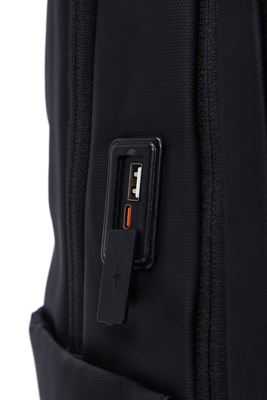 D-Pack Unisex Siyah Teknolojik Kumaş Hardcase Sırt Çantası