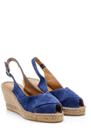 Women's Suede Wedge Heeled Shoes | Derimod