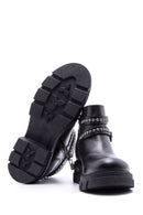 Women's Studded Detailed Leather Boots | Derimod