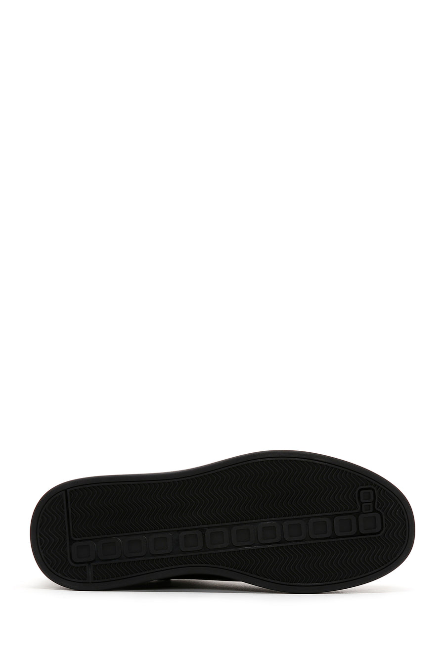Men's Black Leather Sneaker
