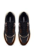 Woman Brown Lace-Up Chunky Sneaker | Derimod