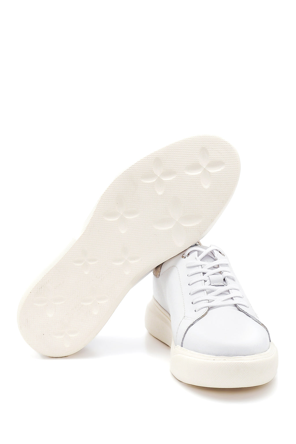 Erkek Beyaz Deri Sneaker