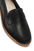 Kadın Siyah Deri Loafer | Derimod