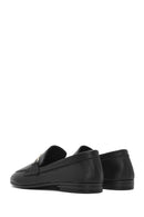 Kadın Siyah Deri Maskülen Loafer | Derimod