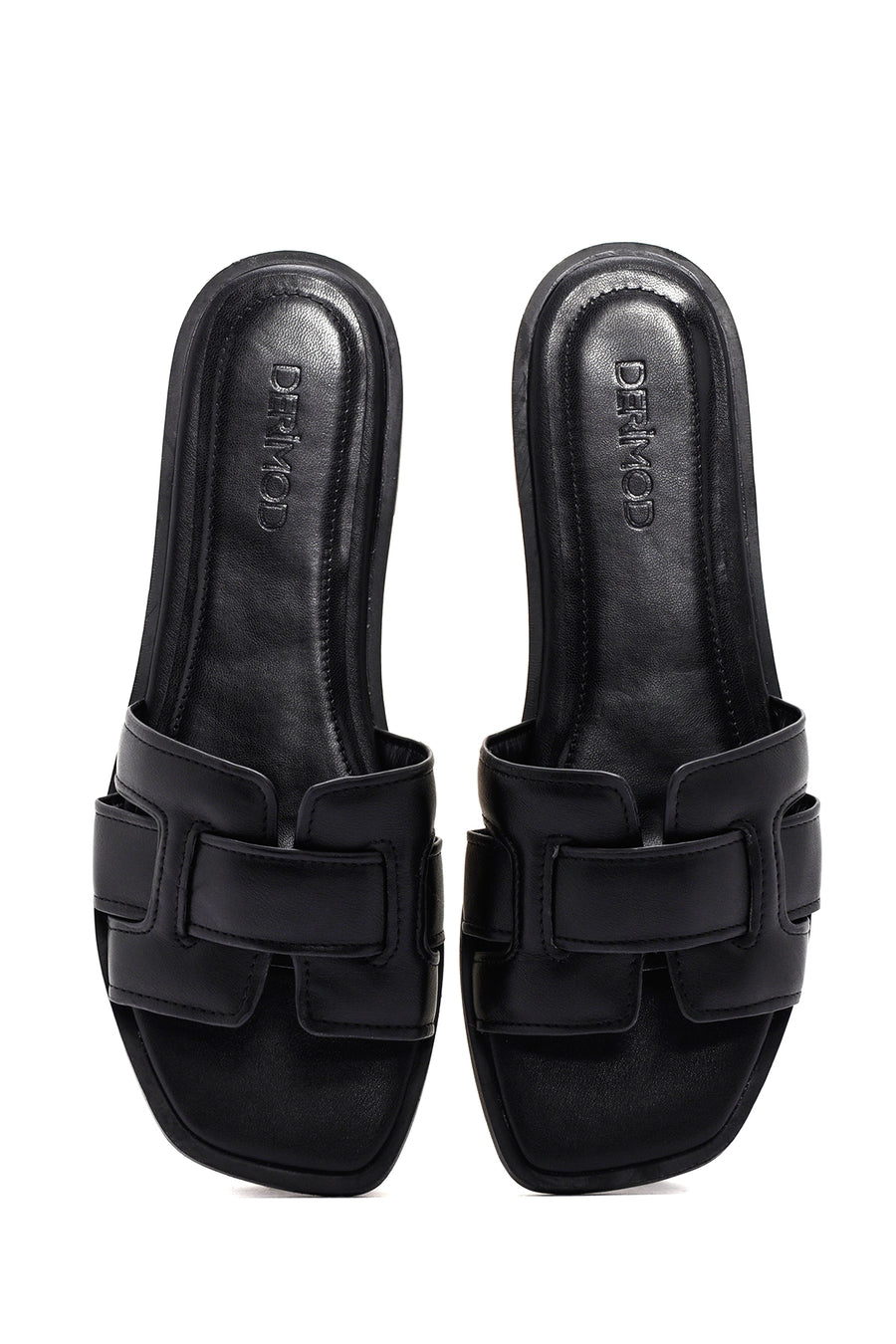 Women's Black Slippers