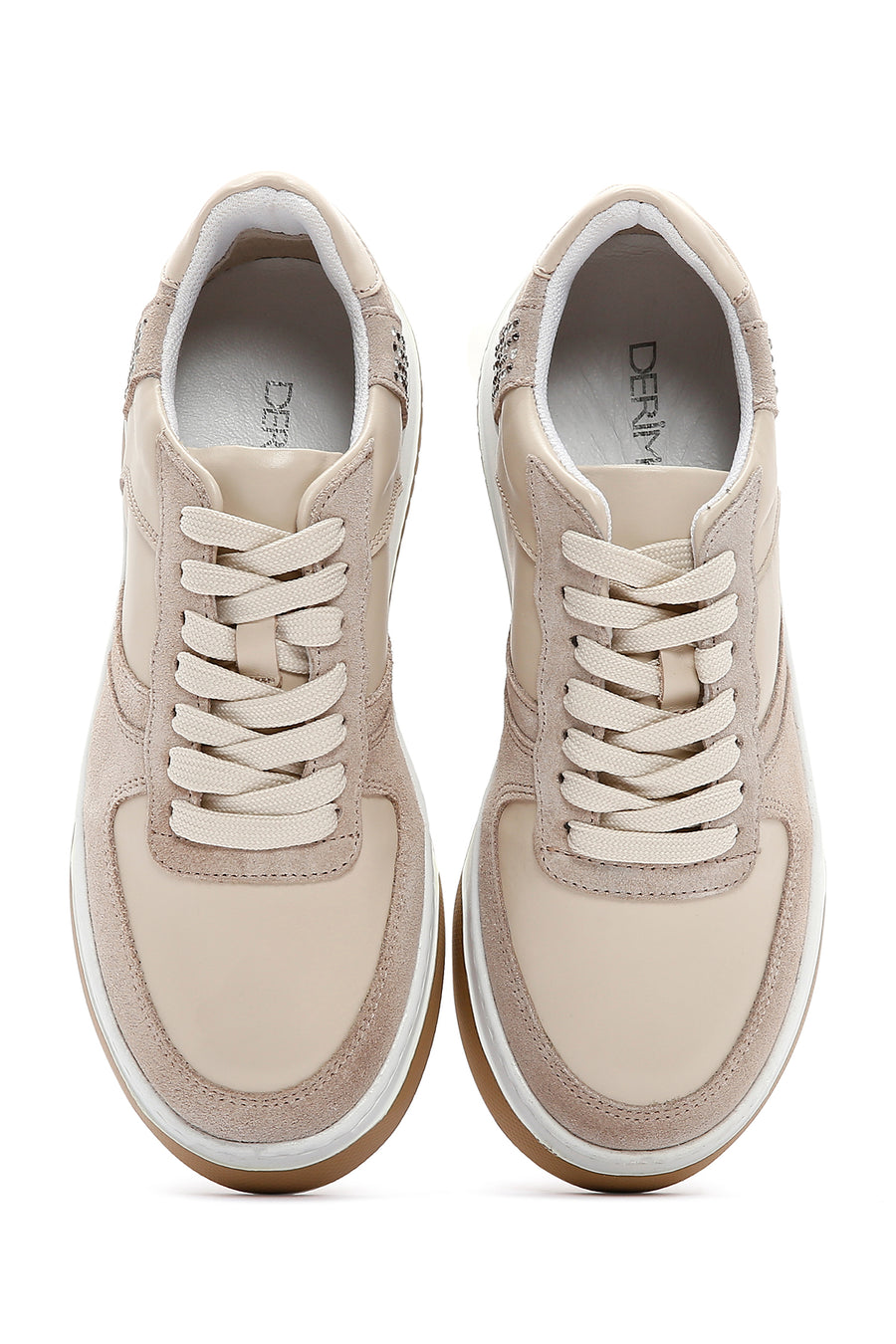 Women's Beige Suede Leather Detailed Sneaker