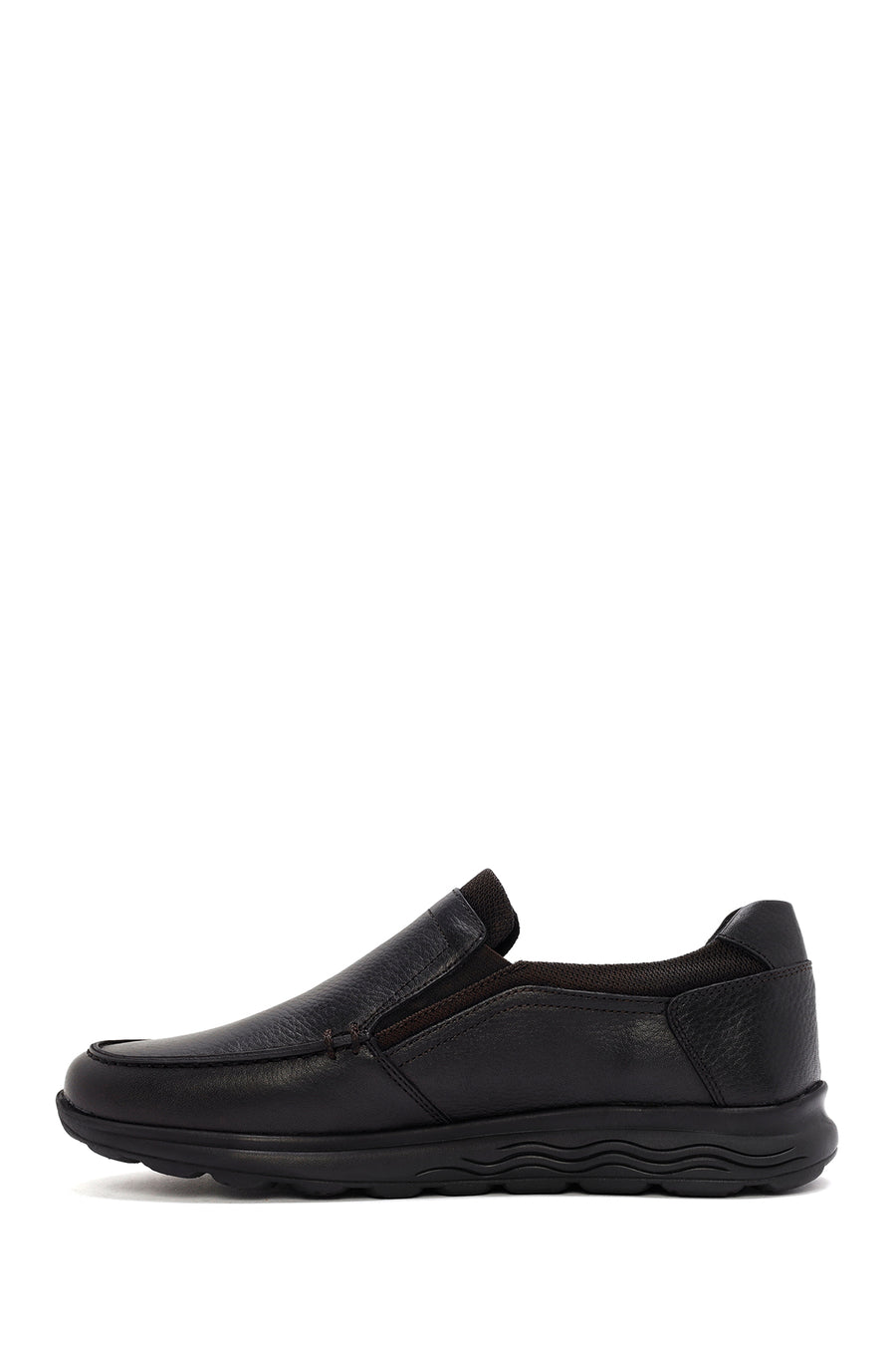 Erkek Siyah Deri Comfort Loafer