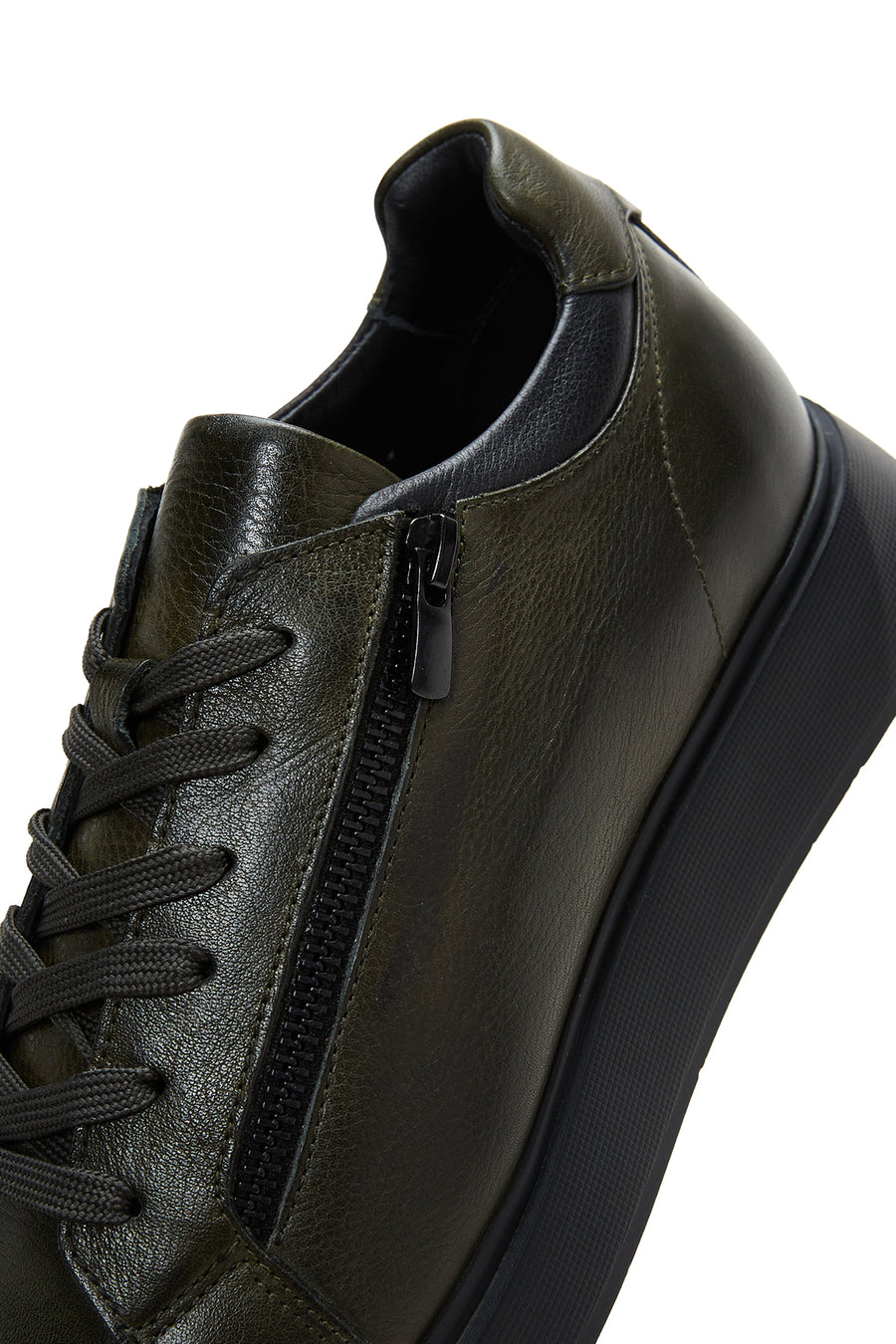 
Men's Khaki Leather Sneaker
