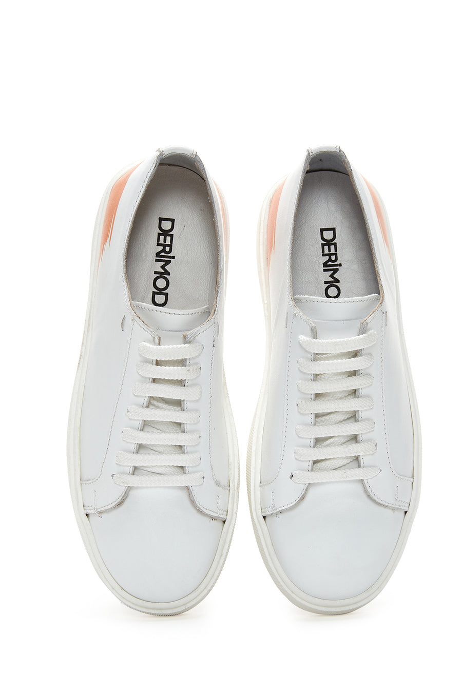 Erkek Beyaz Deri Sneaker