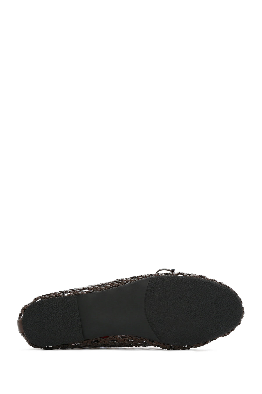 Women's Brown Braided Ballerina