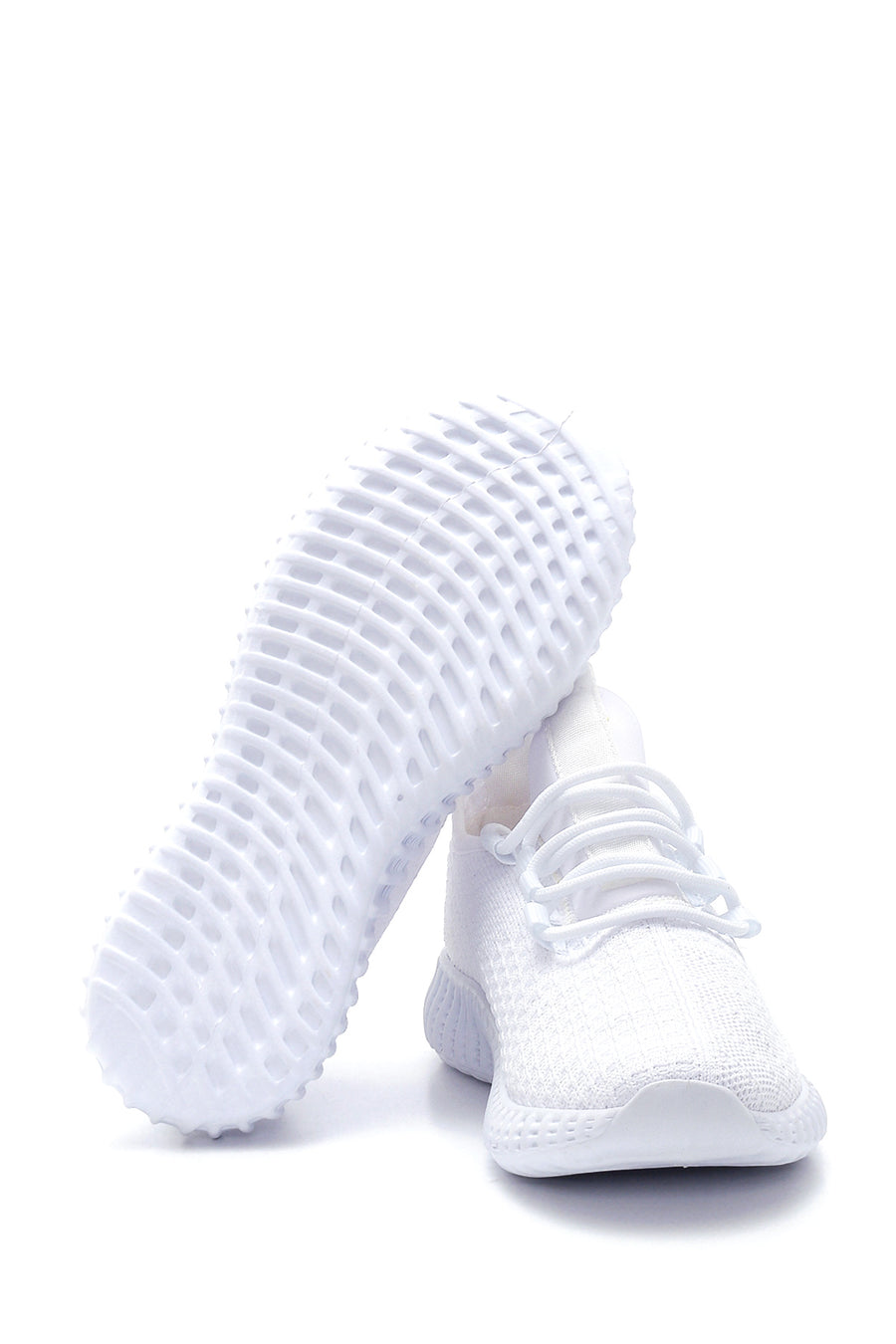 Kadın Beyaz Desenli Sneaker