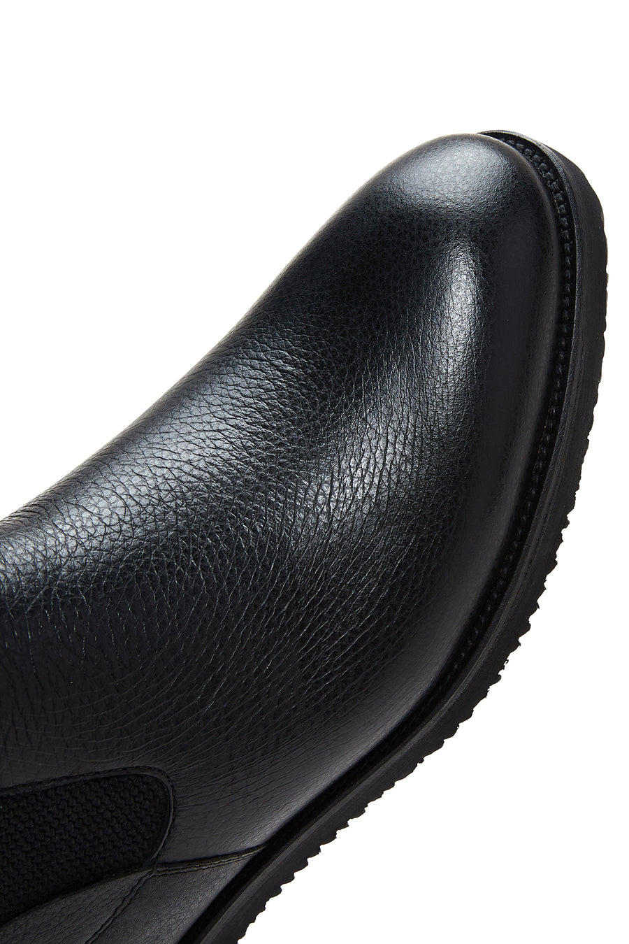 Men's Black Leather Chelsea Boots