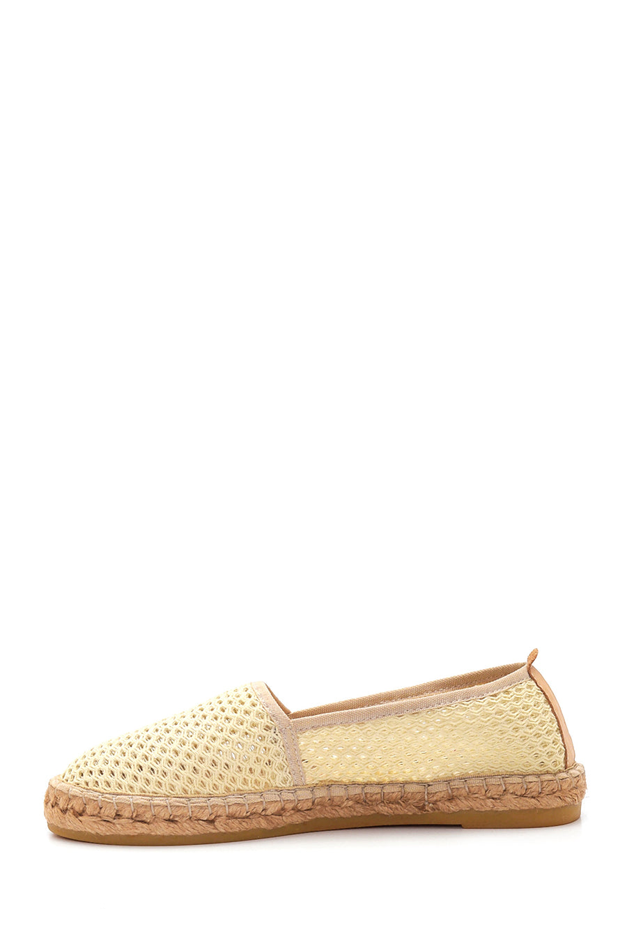 Women's Beige Straw Sole Espadrille