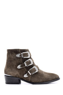Women's Trock Suede Boots | Derimod