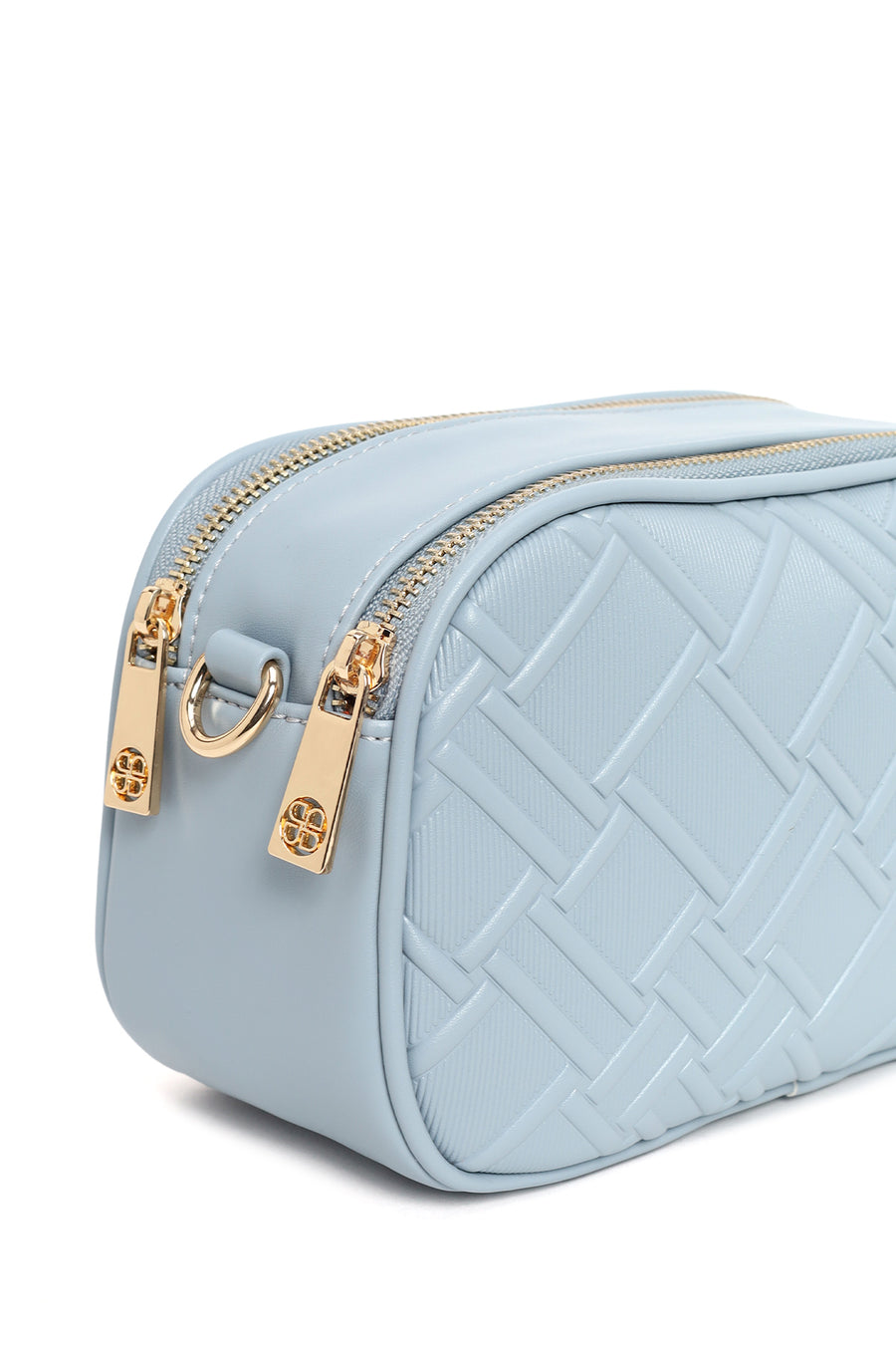 Woman Blue Printed Crossbody Bag