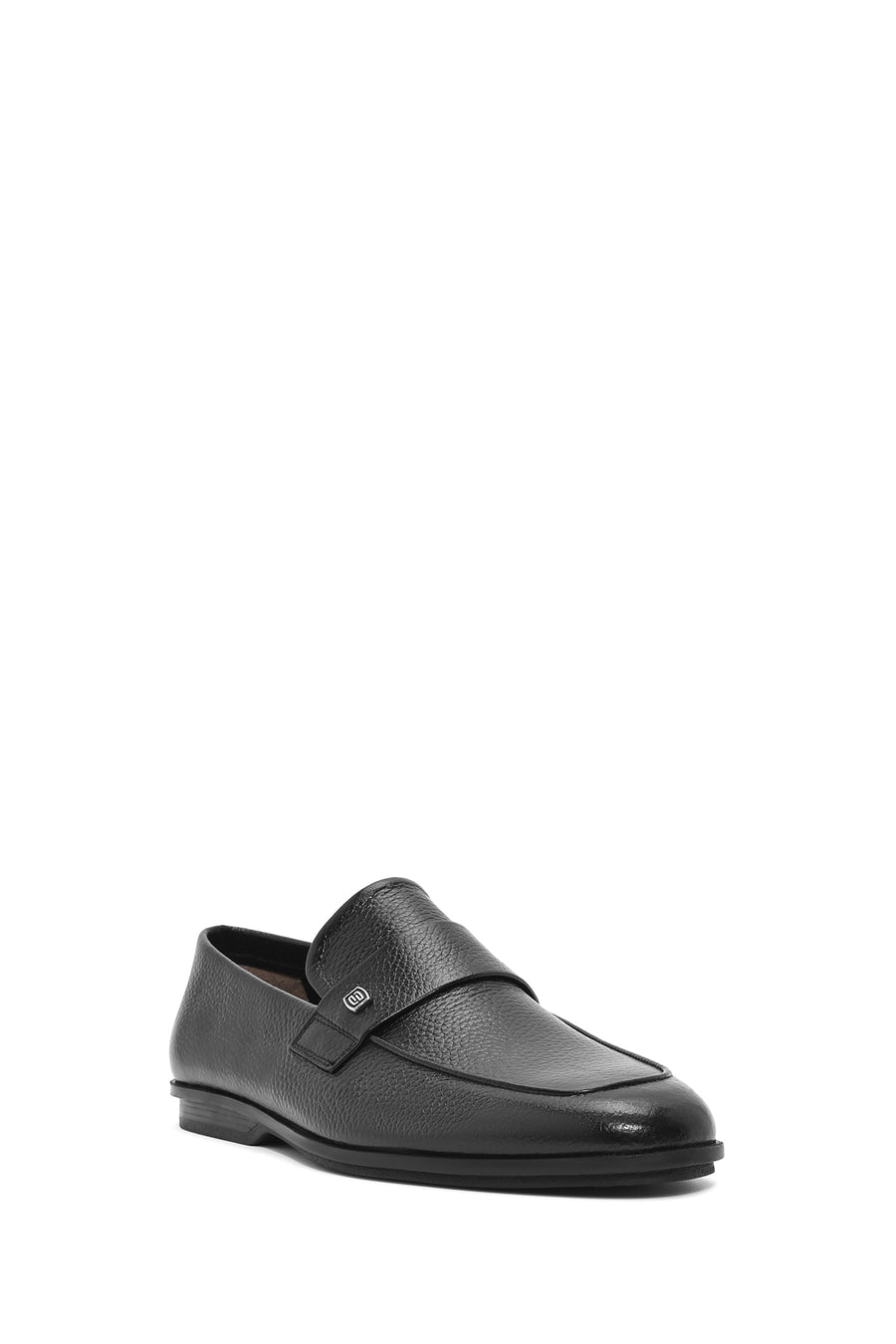 Erkek Siyah Deri Casual Loafer
