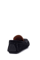 Erkek Siyah Süet Deri Loafer | Derimod