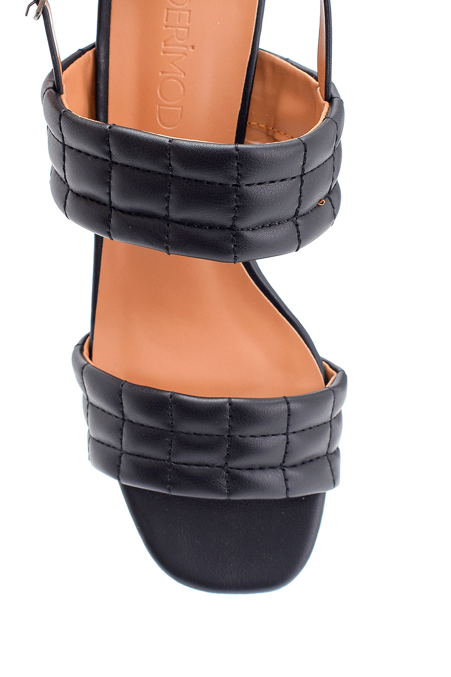 Women's Thick Heeled Quilted Sandals