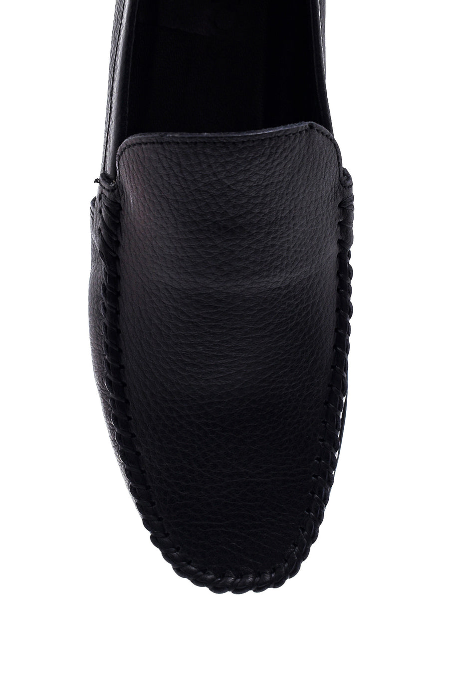 Erkek Siyah Deri Casual Loafer