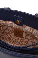 Woman Navy Blue Long-Strap Shoulder Bag | Derimod