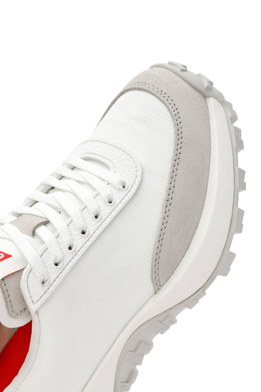 Camper Women's White Drift Trail Vibram Lace-Up Sneakers