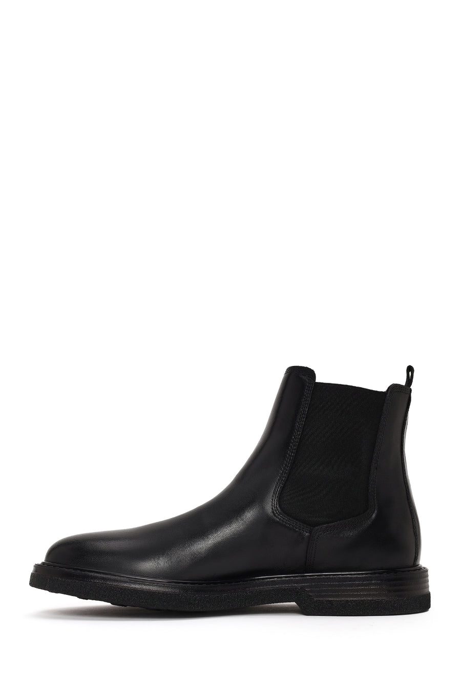 Male Black Leather Chelsea Boots