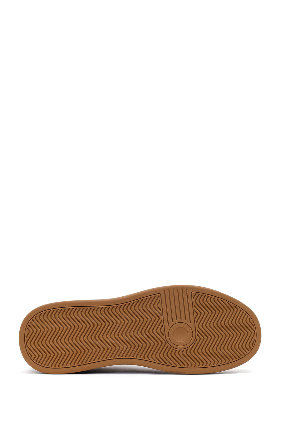 Erkek Siyah Bağcıklı Baskılı Deri Sneaker