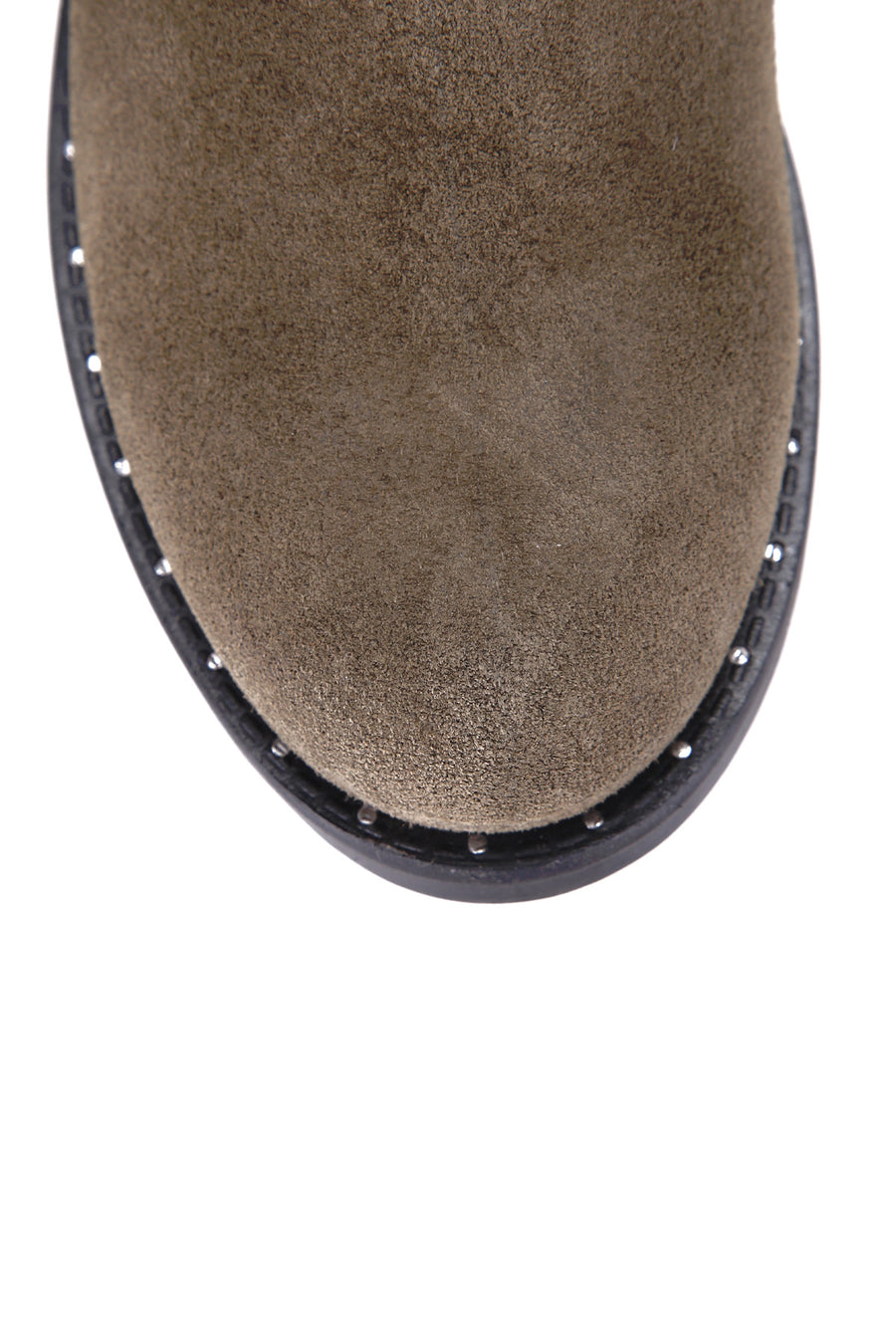 Zippered Women's Suede Boots