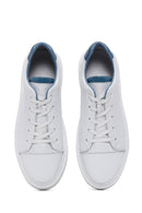 Erkek Beyaz Deri Kalın Tabanlı Sneaker | Derimod
