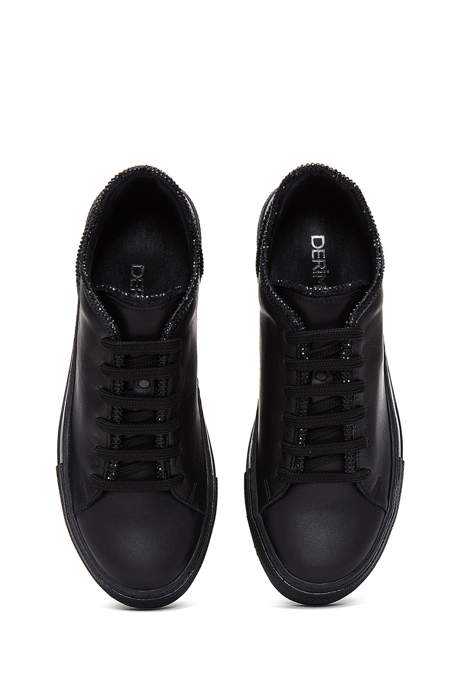 Kadın Siyah Deri Sneaker