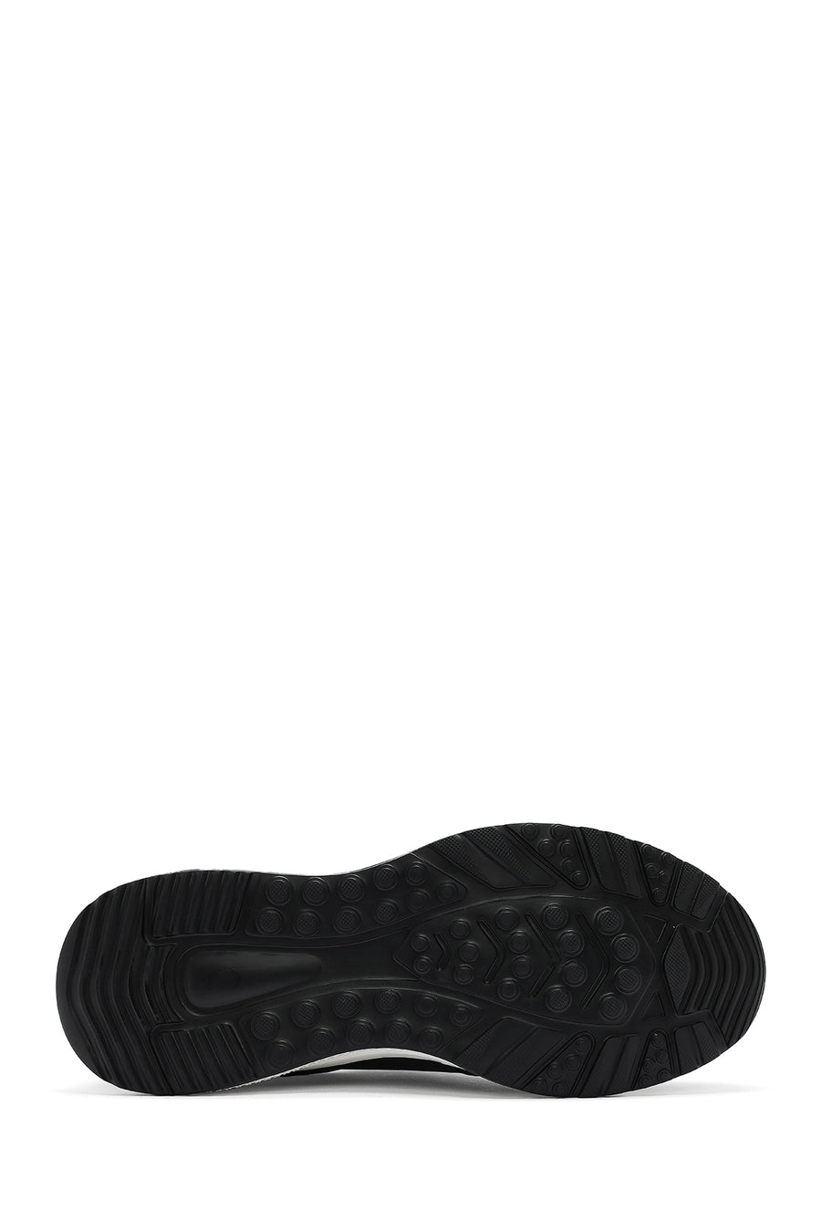 Men's Black Crocodile Patterned Lace-Up Leather Sneakers